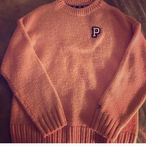 Vs pink boyfriend bf heavy knit sweater